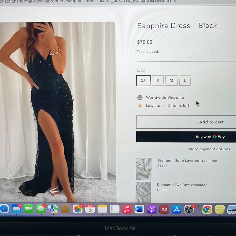Stunner Boutique — Sapphira Dress Black